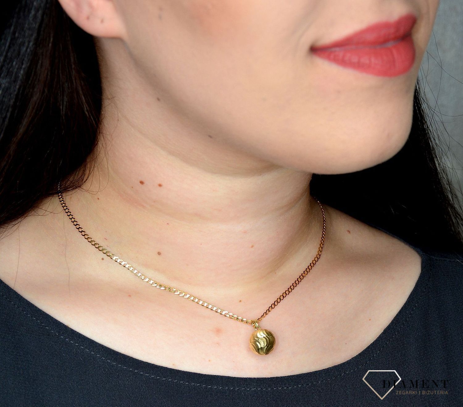 Złoty łańcuszek 585 pancerka 2,5 mm DIA-LAN-3128-585 2,5mm (1).jpg